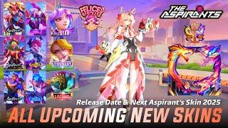 ALL UPCOMING 67 NEW SKINS 2025 - NEXT ASPIRANT SKIN 2025 & MORE | ML LEAKS