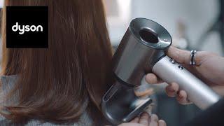 Using the attachments on the Dyson Supersonic™ professional hair dryer