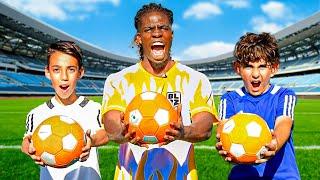Kid Footballers vs. World’s Most OVERPOWERED Football