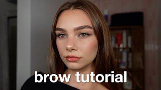 how to perfectly SHAPE, TINT, & FILL your eyebrows at home