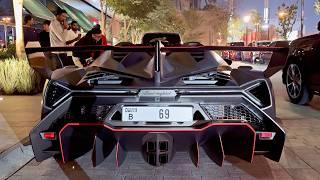 $10Million Lamborghini Veneno - SUPERCARS in Dubai January 2025