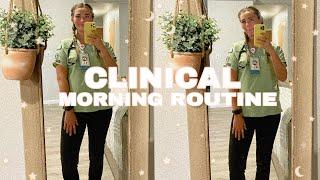 *realistic* nursing school clinical morning routine | nursing student day in the life vlog