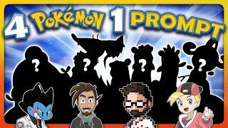 4 Artist create Pokémon from the Same Description - Wish Fakémon