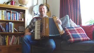 The Left-Handed Fiddler - Scottish fiddle tune on piano accordion - Charlie Abel (Scott Skinner)