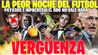 ¡SE BURLARON DEL REAL MADRID! LO QUE NO SE VIO DE LA GALA DEL BALÓN DE ORO  VERGÜENZA TOTAL Y ROBO