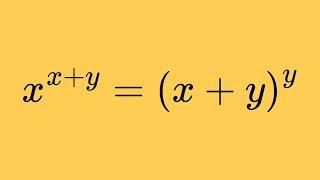 A Nice Diophantine Equation With Exponents