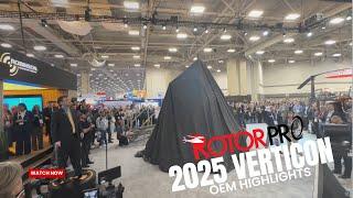 Rotor Pro on the Show Floor on Day 1 of VAI Verticon 2025 highlighting OEM Helicopters | Dallas, TX