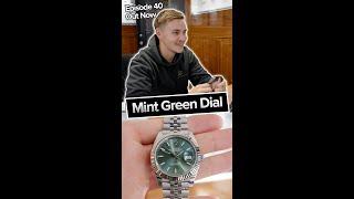 Mint Green Rolex Datejust Jubilee Fluted Bezel - Episode 40 Out Now #shorts