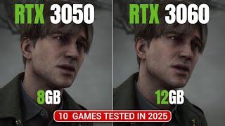 RTX 3050 vs RTX 3060 in 2025 (10 Games Tested)