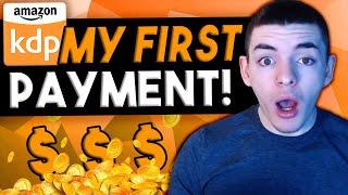 My FIRST KDP Royalties Payment! - My Low Content Amazon KDP  Self Publishing Progress