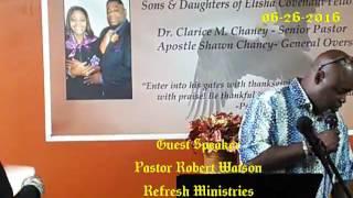 Pastor Robert Watson of Refresh Ministries Part one.