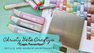 Christy Gets Crafty's Copic Favorites: How to Refill Copics + Marker Maintenance