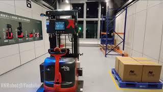 VisionNav Robotics Vision Guided Forklift Vehicles at HKSTP Demo Room