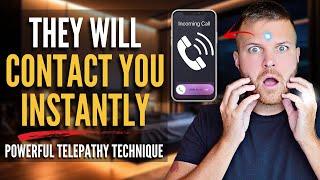 Try this Telepathy Technique & Instantly Get a Specific Person to Call or Text You | SCARY FAST!