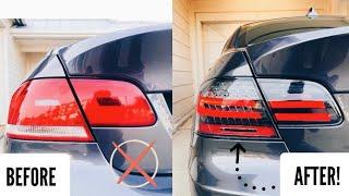 BMW E92 LCI LED Taillight Retrofit Install/Upgrade! | 328i 335i