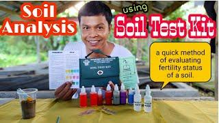 Soil Analysis using Soil Test Kit.