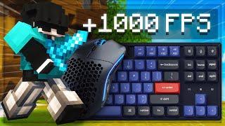 [Shaders + 1000 FPS] Lofi Keyboard + Mouse ASMR Sounds | Hypixel Bedwars