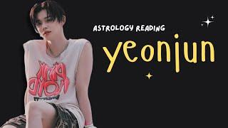  TXT Yeonjun (연준) astrology reading | in-depth analysis of his natal chart 