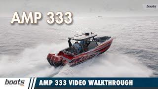 AMP 333 - 90+MPH  Center Console Boat! Triple Mercury 500R Outboards; Ultimate Luxury & Performance