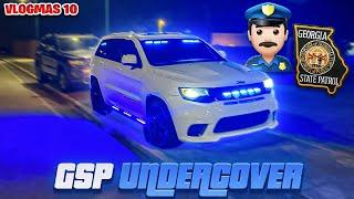 VLOGMAS 10 | UNDERCOVER POLICE 800HP TRACKHAWK PULLED UP!!