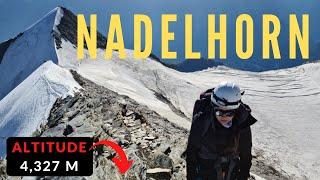 Nadelhorn via normal route-The best Alpine experience