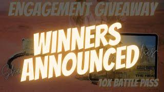 Engagement Battle Pass Giveaway!!!