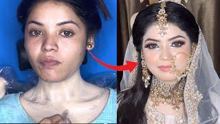 Nikah Bridal makeup | pakistani walima bride makeup tutorial  || Enhnaced beauty foundation