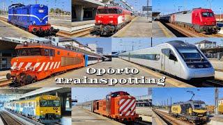 Comboios de Portugal CP Trenes en la estación Porto São Bento y Campanhã / Oporto TRAINSPOTTING 2024