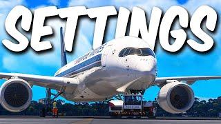 My *DETAILED SETTINGS GUIDE* Stutter Free + FPS Gain Microsft Flight Simulator.