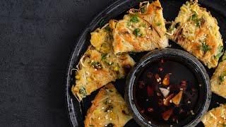 Mung Bean Pancakes | Korean Street Food as on Netflix