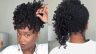 Effortless Pipe Cleaner Curl Styles on Microlocs | Kendra Kenshay