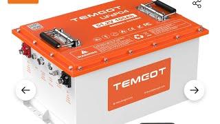 Temgot 48v (51.2v) 105Ah LiFePO4 Golf Cart Battery introduction and review