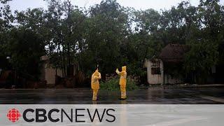 Hurricane Beryl makes landfall in Mexico near Cancun