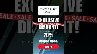 WOW MART Beauty Sitewide Code! #SkincareLovers #BeautyDeals #CosmeticsSale #DiscountShopping