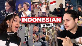 So everybody SINGS in INDONESIA!? Latinos react to Viral Indonesian TikToks for the first time