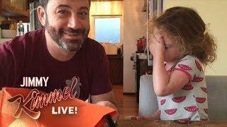 Jimmy Kimmel Tells His Daughter He Ate All Her Halloween Candy