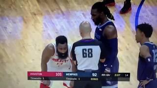 Jae Crowder gets ejected after James Harden hits him in the nuts!