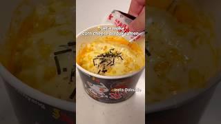 Corn cheese buldak ramen recipe #buldakramen #buldak #buldaknoodles #koreanramen #kfood #cheeseramen