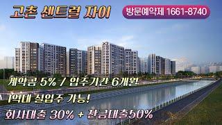 고촌센트럴자이 임의공급 모델하우스 방문예약 필수
