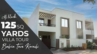 125 Sq Yards Villa Tour | Ali Block | Bahria Town Karachi.