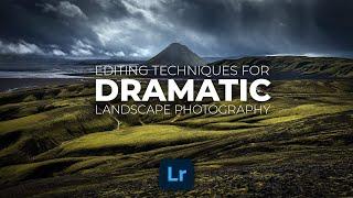 How to add DRAMA to your Landscape Photographs using Lightroom.