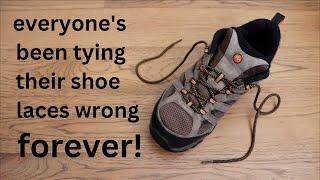 Everyone's Been Tying Their Shoe Laces Wrong ● Forever !