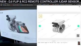 NEW - DJI FLIP & RC2 REMOTE CONTROLLER /LIDAR SENSOR