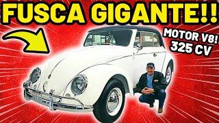 ELE CONSTRUIU UM FUSCA GIGANTE COM MOTOR V8 DE 325 CAVALOS!!!