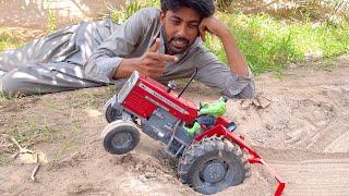 handmade mini mf 385 tractor | mini tractor amazing science project | Nadeem Vlog | @minisatar786