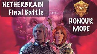 Netherbrain Final Battle Honour Mode Baldur's Gate 3 (We did not explode Gale)