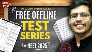 Free Offline Test Series For NEET 2025 | Best Test Series For NEET 2025 | Dr. Anand Mani