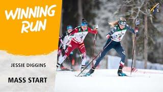 Diggins saves the best for last in 20k Mass | FIS Cross Country World Cup 24-25