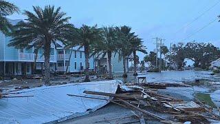 Hurricane Helene storm surge came in with 'force of a locomotive', Florida man says