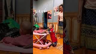 小蜜桃和老挝表哥戴维的日常#老挝媳妇 #日常vlog #两个小家伙